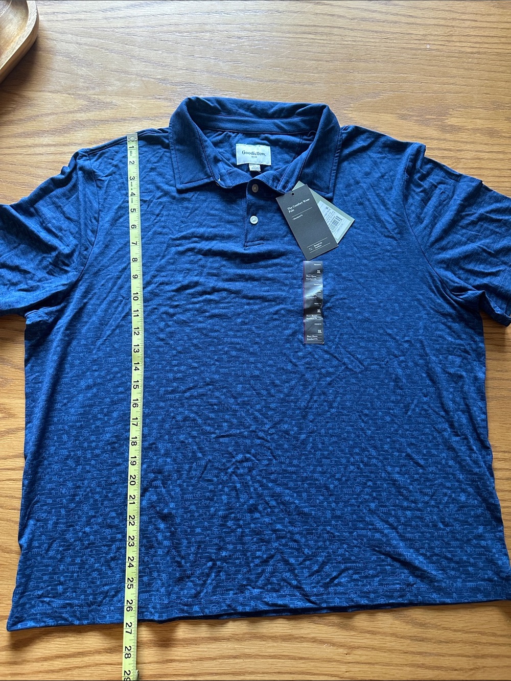 Goodfellow & Co Navy Heather Polo Shirt